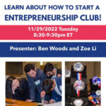 Come Join Entrepreneurship Club
